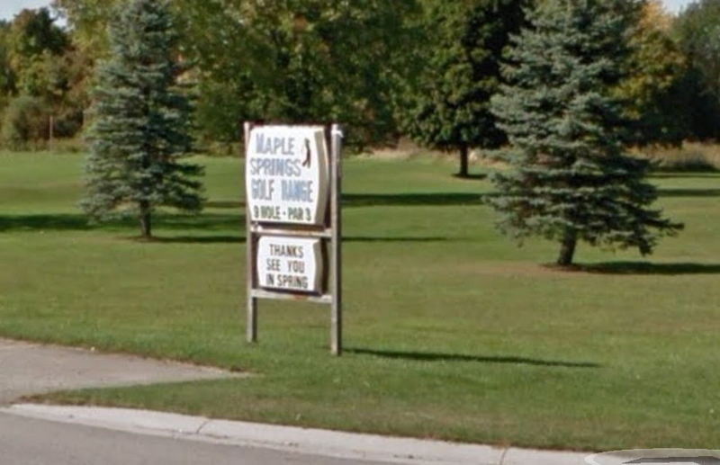 Maple Springs Golf Range - Street View (newer photo)